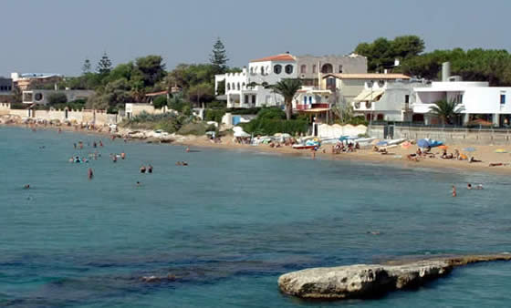 the beach of B&B La Spiaggia